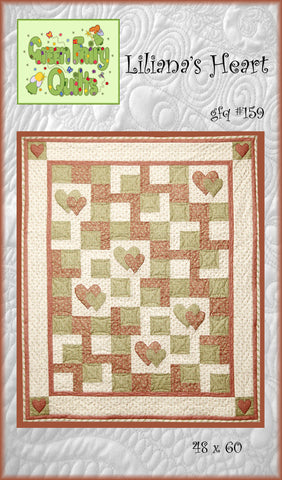 GFQ Liliana's Heart Quilt Pattern ***PDF***