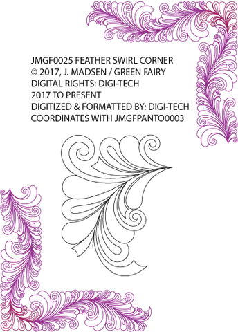 JMGF0025 FEATHER SWIRL CRN