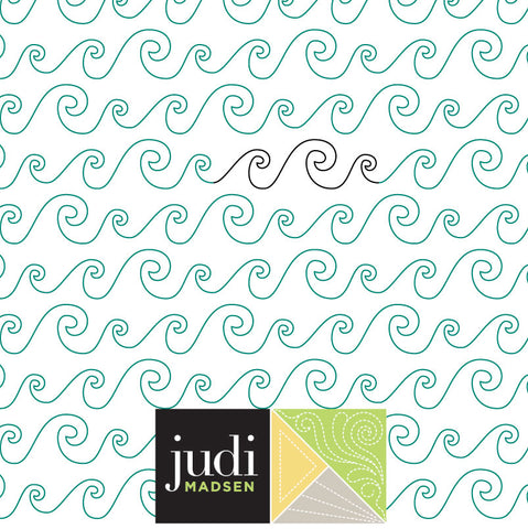 Ocean Waves Digital Design (quilting)